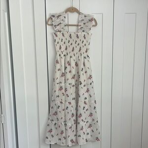 Hill House Floral Smocked Maxi Dress